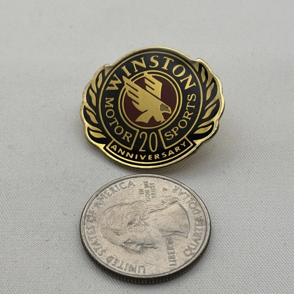 Winston Motor Sports 20th Anniversary Lapel Hat Pin